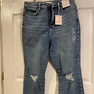 Lauren Conrad Curvy Slim High Rise Jeans.